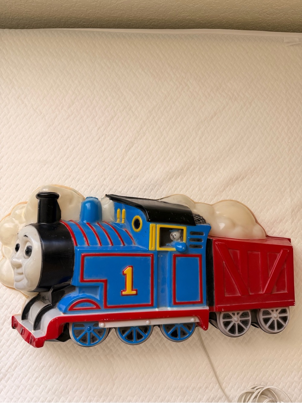 Thomas The Train Working Light Up Wall Decor Art Vintage 1993 Rare EUC